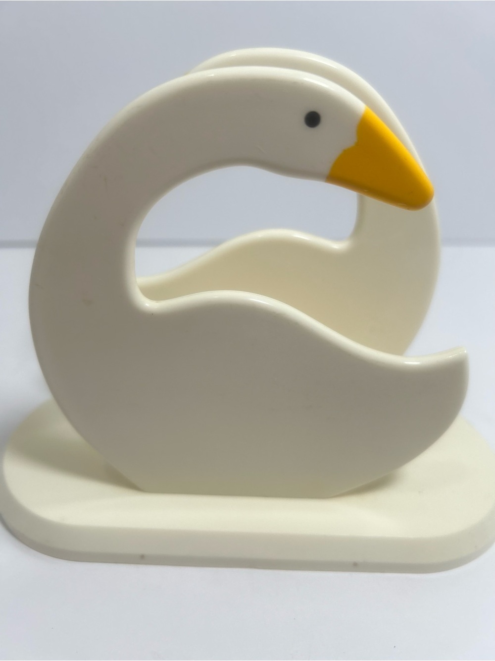 Avon Collection Plastic Geese Napkin Holder Cottagecore Goose Vintage